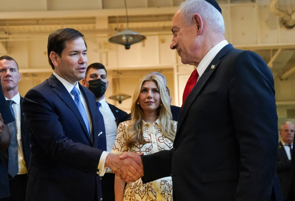 U.S. Secretary of State Rubio visits the Western Wall, in Jerusalem