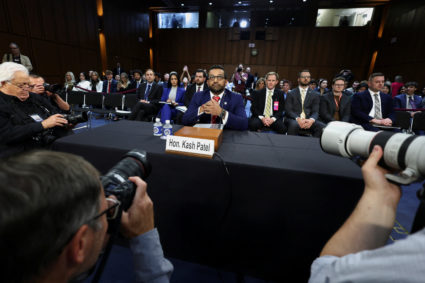 Senate Judiciary Committee hearing on oversight of the Federal Bureau of Investigation, on Capitol Hill in Washington, D.C.