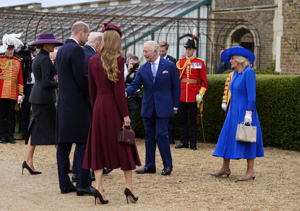 U.S. President Trump makes second state visit to Britain
