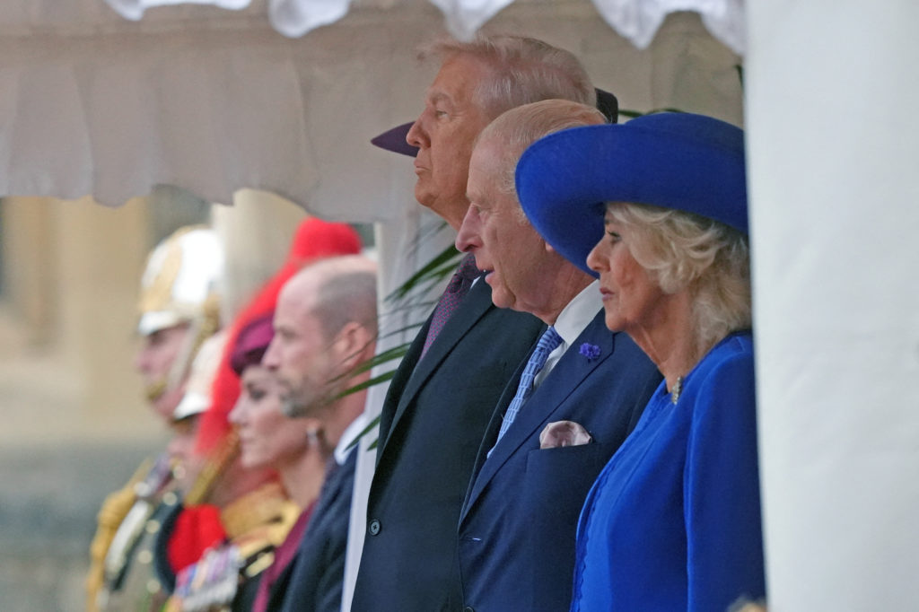 U.S. President Trump makes second state visit to Britain