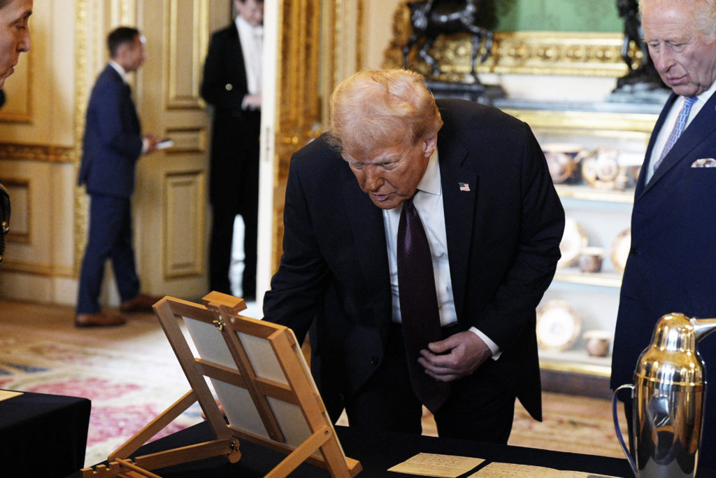 U.S. President Trump makes second state visit to Britain