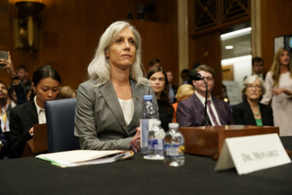 Former CDC Director Monarez testifies at U.S. Senate committee hearing, in Washington, D.C.