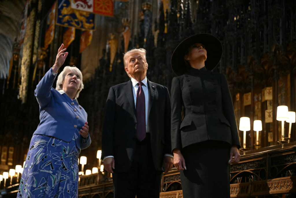 U.S. President Trump makes second state visit to Britain