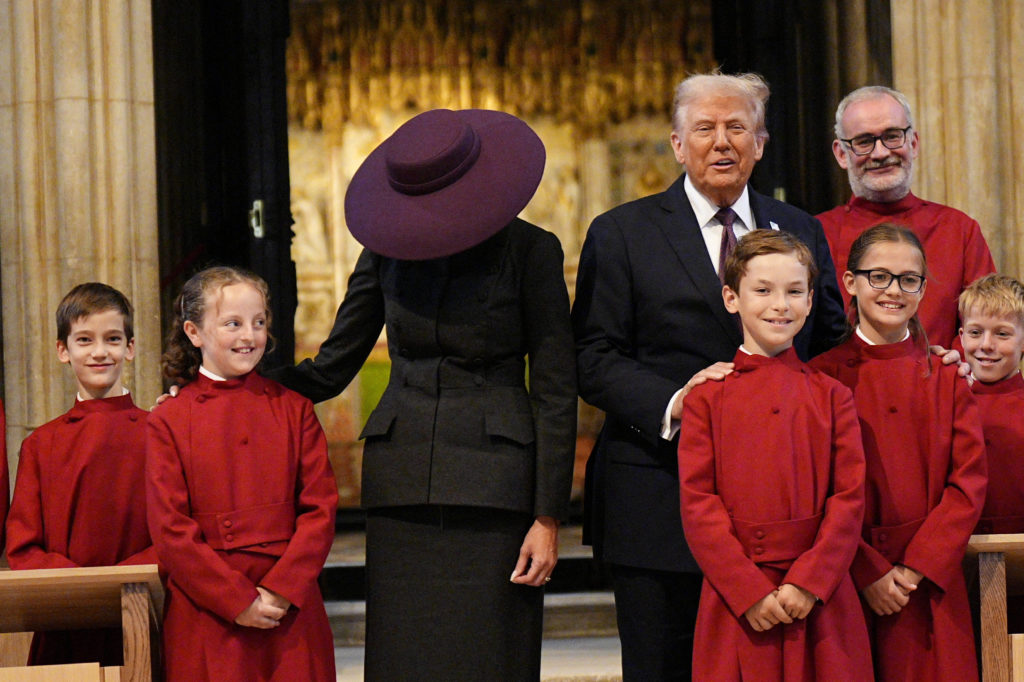 U.S. President Trump makes second state visit to Britain