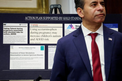 U.S. President Donald Trump makes an announcement at the White House, in Washington, D.C.
