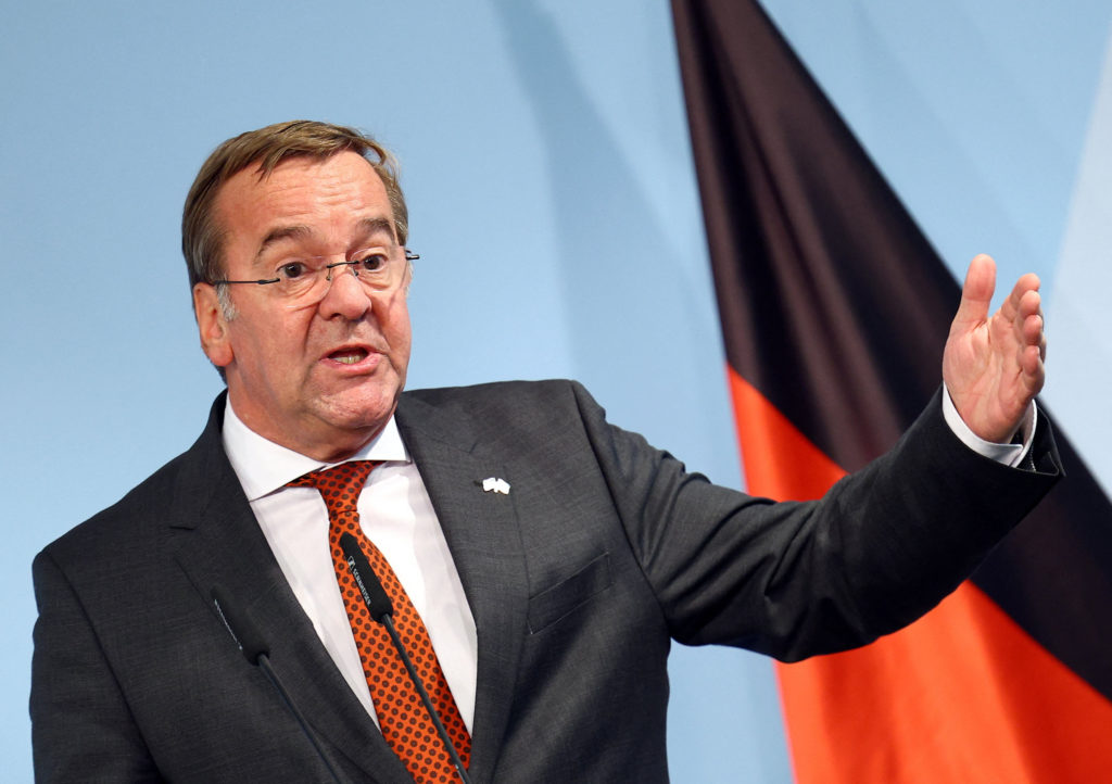 German Defence Minister Pistorius receives Swedish counterpart Jonson in Berlin