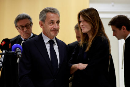 Ex-French President Sarkozy sentenced to 5 years in prison for criminal conspiracy
