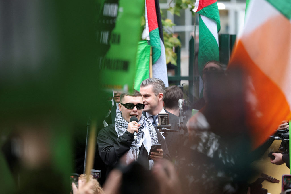 UK court throws out terrorism offence prosecution for member of Irish rap group Kneecap