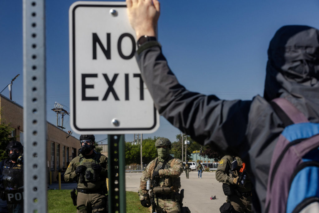 Illinois governor says troops could be deployed to Chicago as immigration agents patrol downtown