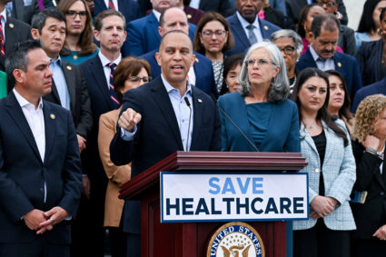 House Minority Leader Jeffries Holds Press Conference Ahead of Potential Shutdown