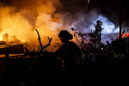 TCU September Lightning Complex Fire