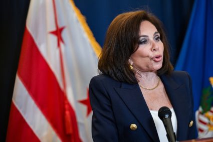 U.S. Attorney Jeanine Ferris Pirro holds a press conference