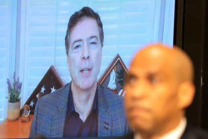 FILE PHOTO: James Comey testifies before Senate Judiciary Committee