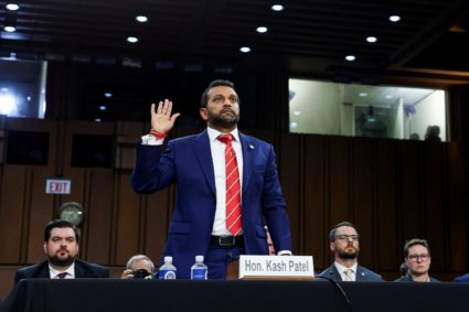Senate Judiciary Committee hearing on oversight of the Federal Bureau of Investigation, on Capitol Hill in Washington, D.C.