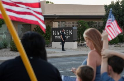 The body of slain conservative activist Charlie Kirk is transported aboard Air Force Two