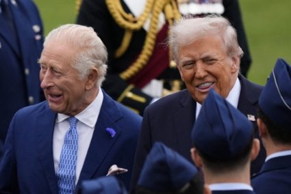 U.S. President Trump makes second state visit to Britain