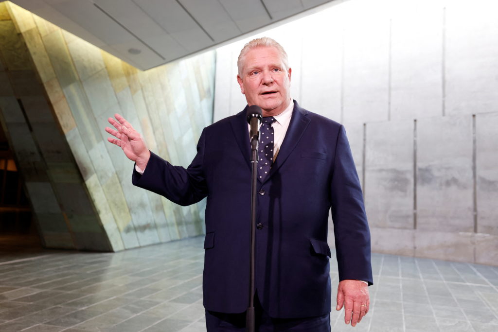 Ontario premier says he’ll pull ad that upset Trump so U.S.-Canada trade talks can resume