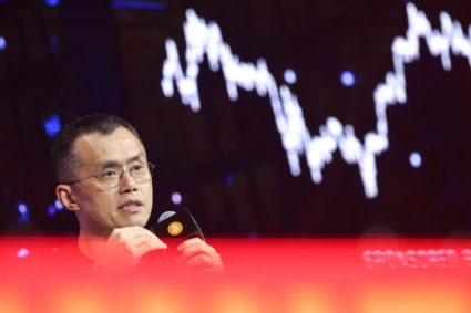 Binance founder Changpeng Zhao, also known as CZ, attends the Bitcoin Asia conference, in Hong Kong