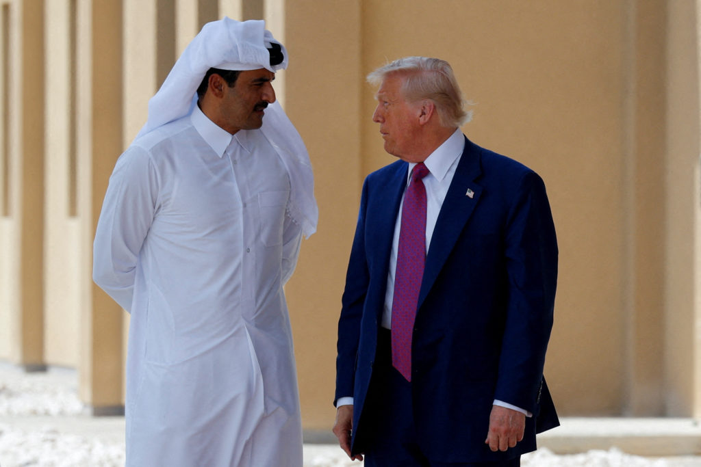 FILE PHOTO: U.S. President Trump visits Qatar