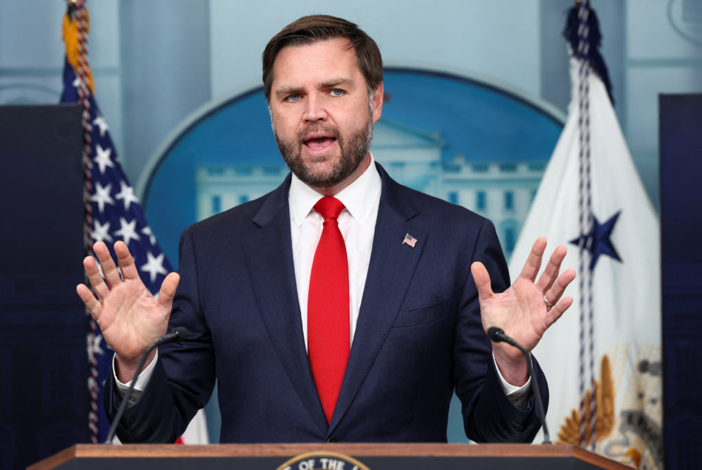 JD Vance dismisses bipartisan outrage over racist and offensive Young Republican group chat