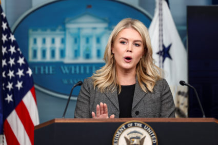 White House press briefing in Washington