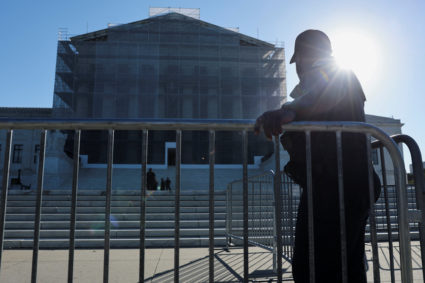 The U.S. Supreme Court begins its new session in Washington
