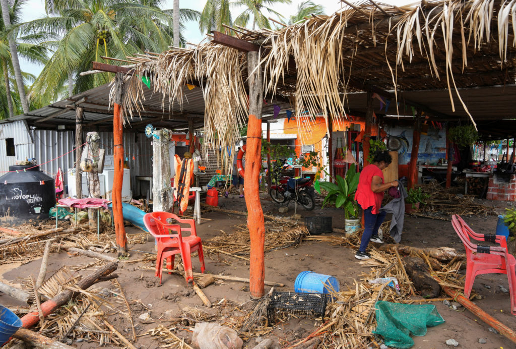 Hurricane Priscilla strengthens near the port of San Blas