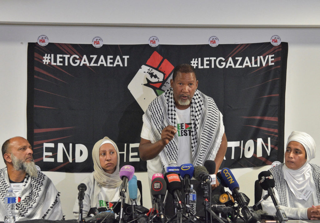 South African activists on Gaza flotilla claim harsh treatment by Israel over genocide case