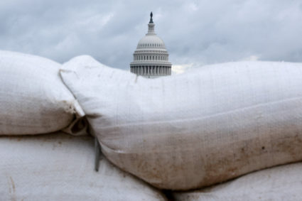 A general view of the U.S. Capitol during the government shutdown, in Washington