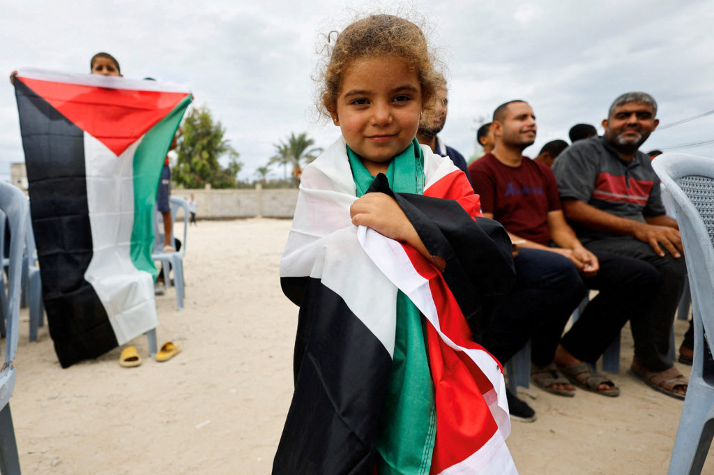 Reactions after U.S. President Donald Trump announced that Israel and Hamas agreed on the first phase of a Gaza ceasefire,...