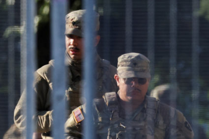 National Guard presence at U.S. ICE Broadview facility in Chicago, Illinois