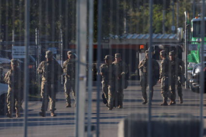 National Guard presence at U.S. ICE Broadview facility in Chicago, Illinois