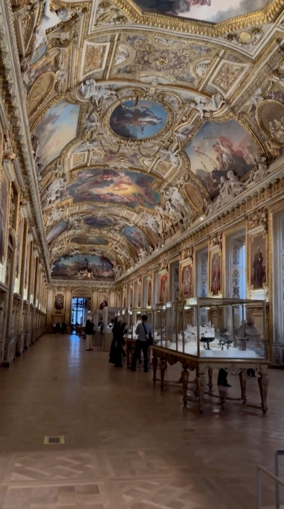Galerie d'Apollon at Louvre museum in Paris