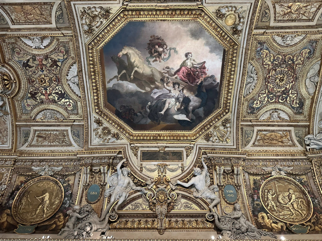 Galerie d'Apollon at Louvre museum in Paris