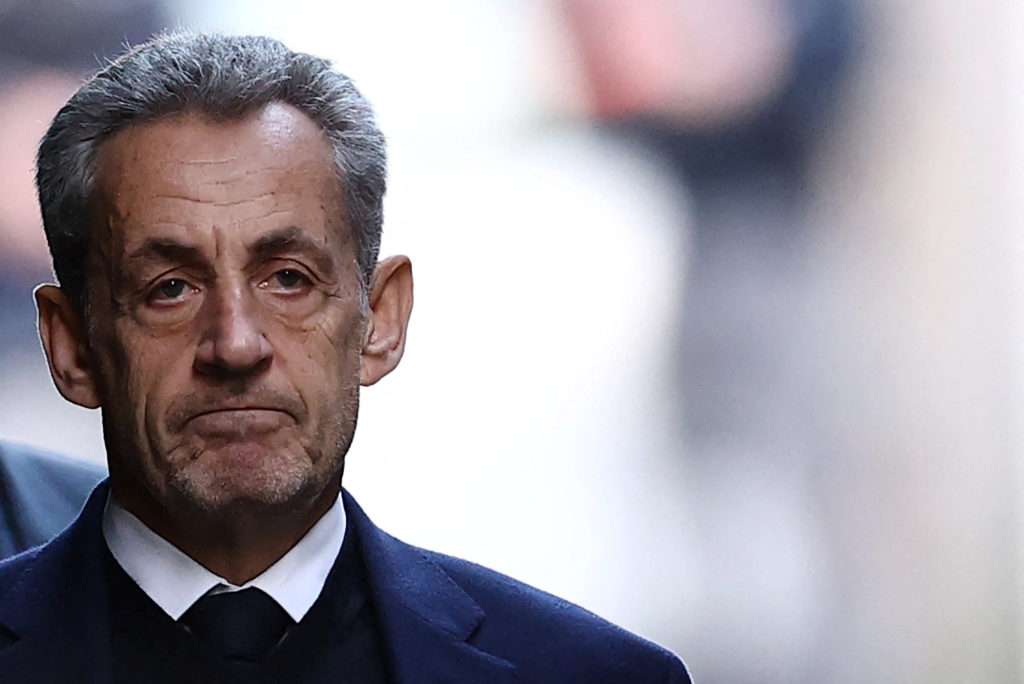 Former French President Sarkozy goes to jail to begin five-year sentence