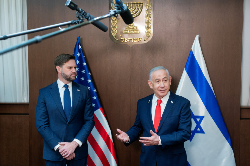 Israel ‘not a protectorate’ of the U.S., Netanyahu says ahead of meeting with Vance