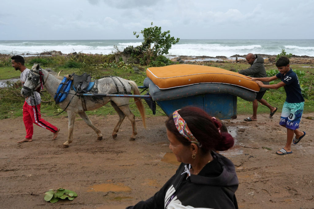High seas and strong winds batter eastern Cuba ahead of Hurricane Melissa’s landfall