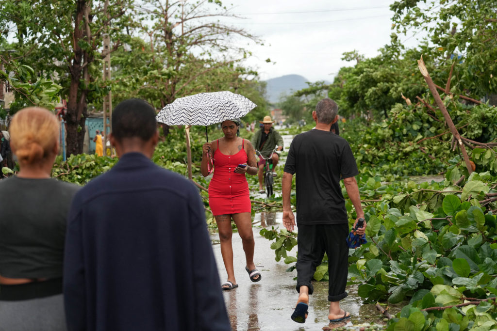Aftermath of Hurricane Melissa in Santiago