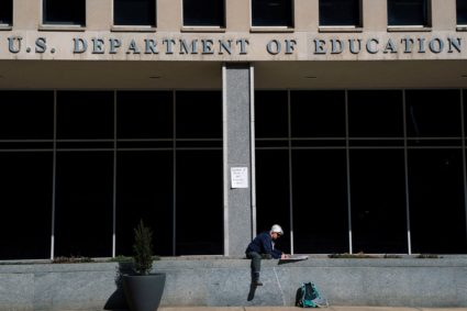 FILE PHOTO: U.S. Department of Education staff layoffs