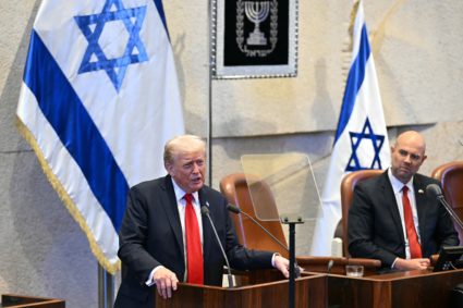 WATCH: Trump celebrates hostage release, calls for Netanyahu pardon in speech to Israeli parliament