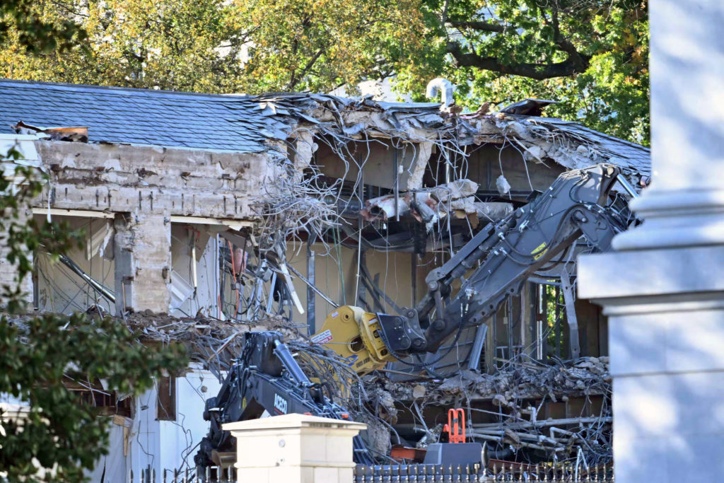 PHOTOS: White House starts East Wing demolition to build Trump's ballroom