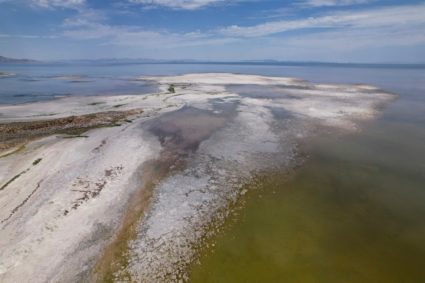 Utah’s Great Salt Lake is drying out, threatening disaster