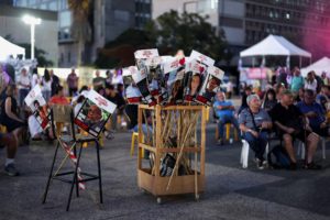 Reactions after ceasefire between Israel and Hamas went into effect, in Tel Aviv
