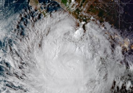 Priscilla strengthens into hurricane in the Pacific Ocean off Mexico's coast