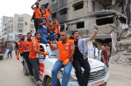 Gazans and Israelis celebrate ceasefire deal with hopes for lasting peace