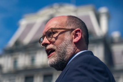 Director of the Office of Management and Budget Russell Vought at the White House