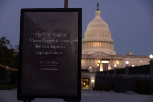 U.S. Government Shutdown Continues