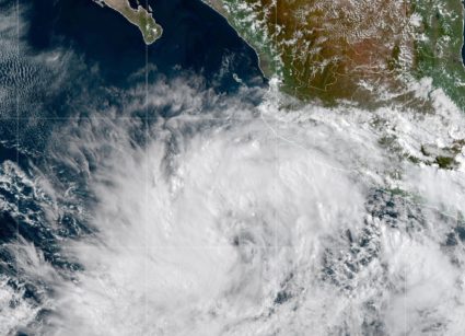 Tropical Storm Priscilla forms in the Pacific Ocean off Mexico's southwestern coast
