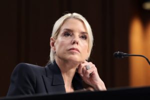 U.S. Attorney General Bondi testifies before a Senate Judiciary Committee, on Capitol Hill in Washington