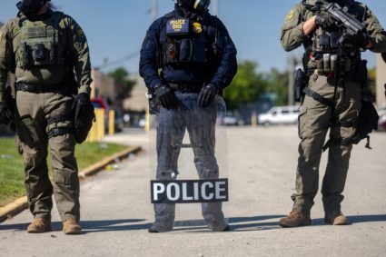 Protest outside of the Broadview IL ICE processing facility